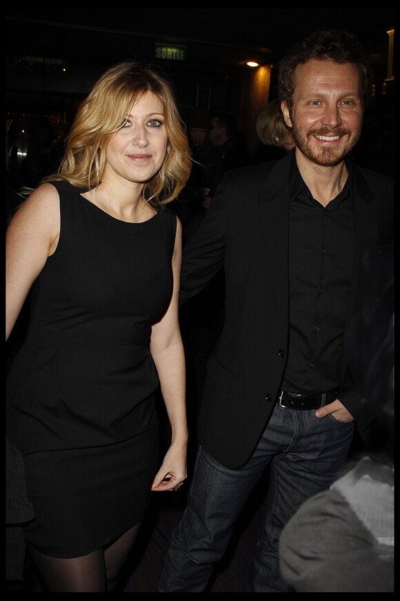 Sinclair et Amanda Sthers à la remise des Globes Cristal au Lido à Paris en France, le 6 février 2012