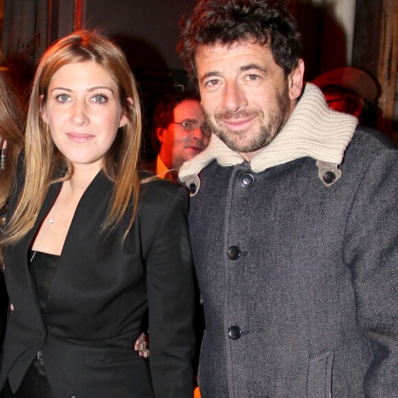 Amanda Sthers et Patrick Bruel - Amanda Sthers recoit la medaille des Arts et des Lettres au restaurant BBB entouree de ses plus proches amis et de sa famille a Paris le 31 Janvier 2013.
