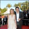 Patrick Bruel et son ex-femme Amanda Sthers lors du 60e festival du film de Cannes, le 18 mai 2007