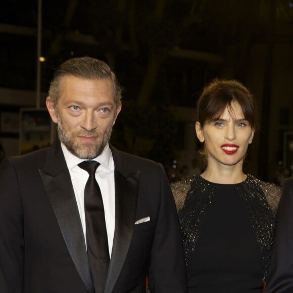 Vincent Cassel, Maïwenn Le Besco - Montée des marches du film "Mon Roi" lors du 68e Festival International du Film de Cannes, le 17 mai 2015.