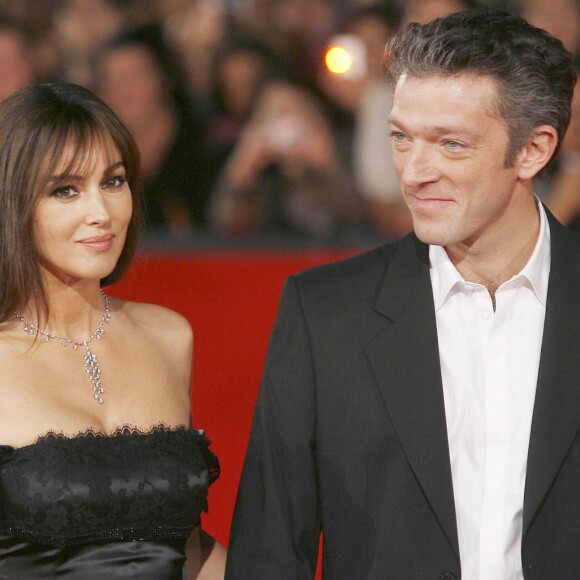 Monica Bellucci et Vincent Cassel à Rome le 23 octobre 2010.