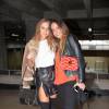Coraline Ginola et sa fille Carla Ginola - People au défilé John Galliano collection prêt-à-porter Printemps/Eté 2016 lors de la fashion week à Paris, le 4 octobre 2015.