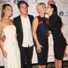 Gigi Hadid, Anwar Hadid, Yolanda Foster, Bella Hadid au gala "Global Lyme Alliance - Uniting For A Lyme-Free World" à New York, le 8 octobre 2015.