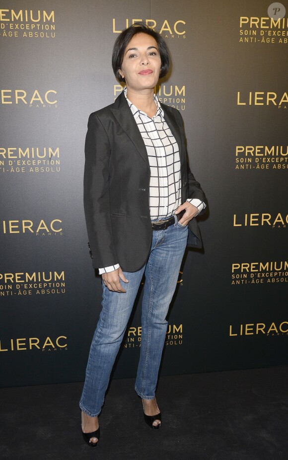 Exclusif - Saïda Jawad - Soirée du fabricant de produits de soins dermo-cosmétiques Lierac à l'occasion du lancement de la nouvelle gamme de soins d'exception Premium, issue de la médecine régénératrice dont Kristin Scott Thomas est l'égérie dans les salons de l'hôtel Peninsula à Paris le 1er octobre 2015.