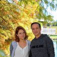  Exclusif - Emilie Dequenne et son mari Michel Ferracci aux Sources de Caudalie &agrave; Martillac pr&egrave;s de Bordeaux, le 26 octobre 2014 &agrave; l'occasion de leur voyage de noces. 