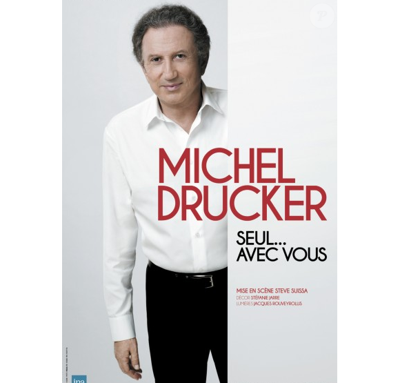 Michel Drucker dans son one-man show Seul avec vous.
