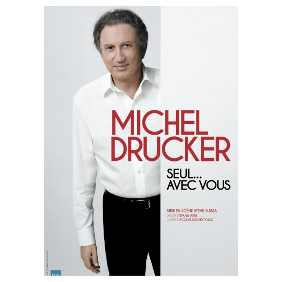 Michel Drucker dans son one-man show Seul avec vous.