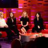 Graham Norton, Meryl Streep, Carey Mulligan, Nicole Kidman et Nigella Lawson lors de l'émission The Graham Norton Show à Londres le 8 octobre 2015
