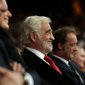 Jean-Paul Belmondo - Soirée d'ouverture de la 7e édition du Festival Lumière 2015 à la Halle Tony-Garnier à Lyon le 12 octobre 2015.