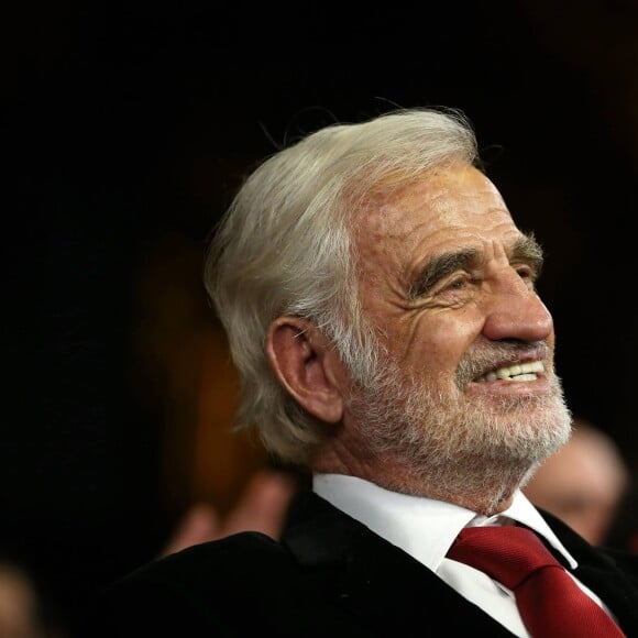 Jean-Paul Belmondo - Soirée d'ouverture de la 7e édition du Festival Lumière 2015 à la Halle Tony-Garnier à Lyon le 12 octobre 2015.