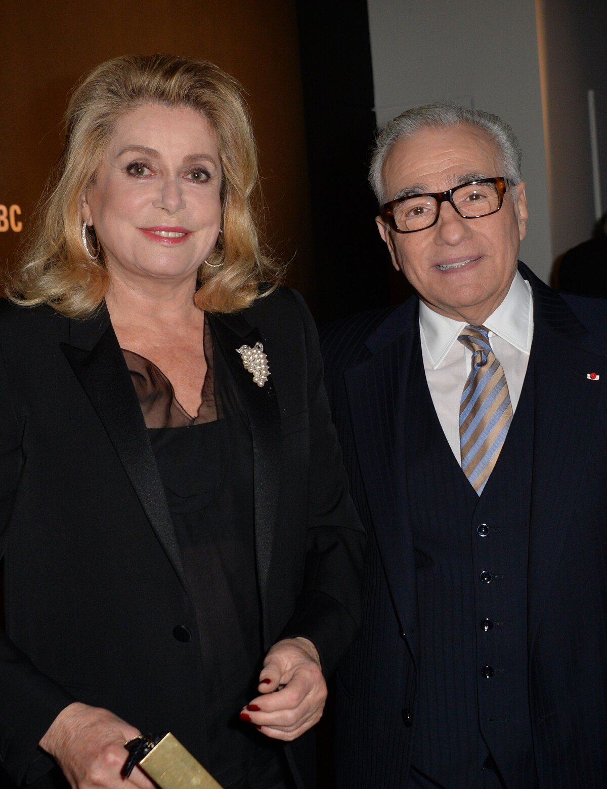 Photo : Catherine Deneuve et Martin Scorsese - Visite privée de  l'exposition "Martin Scorsese" à la cinémathèque française à Paris, le 13  octobre 2015. - Purepeople