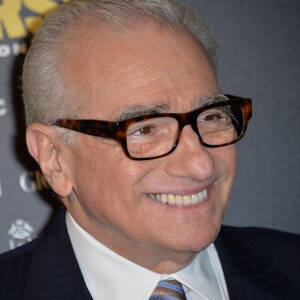 Martin Scorsese - Photocall à l'occasion de la visite privée de l'exposition "Scorsese" à la Cinémathèque française à Paris, le 13 octobre 2015.