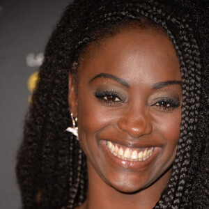 Aïssa Maïga - Photocall à l'occasion de la visite privée de l'exposition "Scorsese" à la Cinémathèque française à Paris, le 13 octobre 2015.