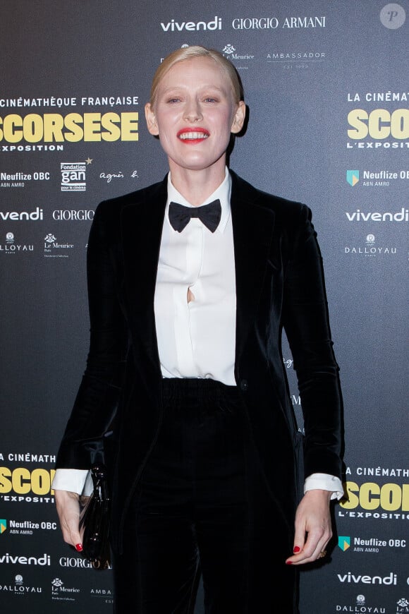 Anna Sherbinina - Photocall à l'occasion de la visite privée de l'exposition "Scorsese" à la Cinémathèque française à Paris, le 13 octobre 2015.