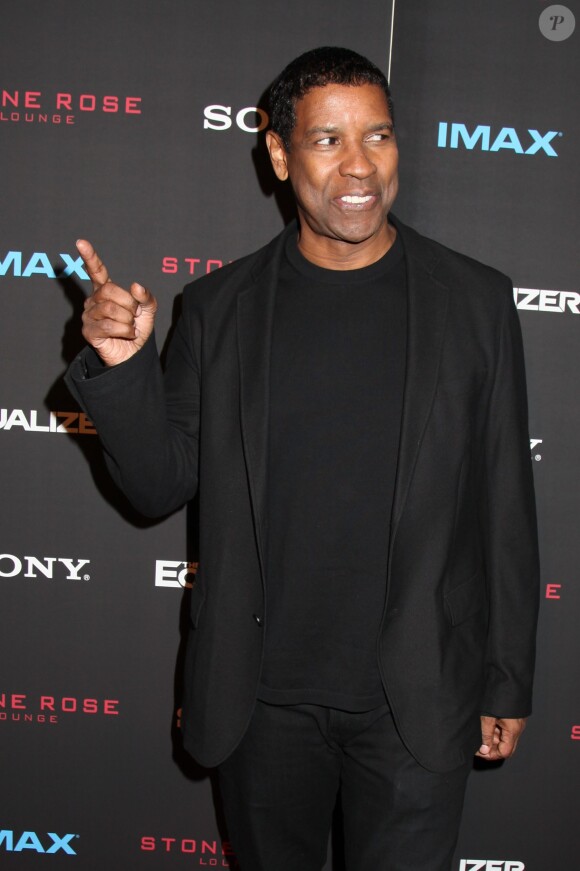 Denzel Washington lors de la première du film "The Equalizer" à New York, le 22 septembre 2014