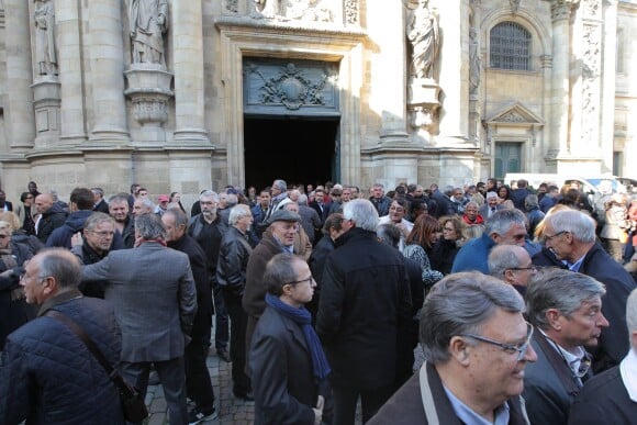 Obsèques de Dominique Dropsy en l'église Notre-Dame à Bordeaux, le 14 octobre 2015