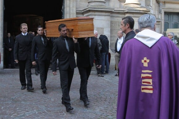 Obsèques de Dominique Dropsy en l'église Notre-Dame à Bordeaux, le 14 octobre 2015