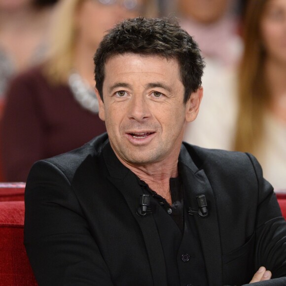 Patrick Bruel - Enregistrement de l'émission "Vivement Dimanche" à Paris le 13 octobre 2015 et qui sera diffusée le 18 Octobre 2015. Invité principal : Marthe Villalonga.