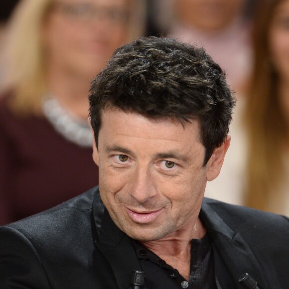 Patrick Bruel - Enregistrement de l'émission "Vivement Dimanche" à Paris le 13 octobre 2015 et qui sera diffusée le 18 Octobre 2015. Invité principal : Marthe Villalonga.