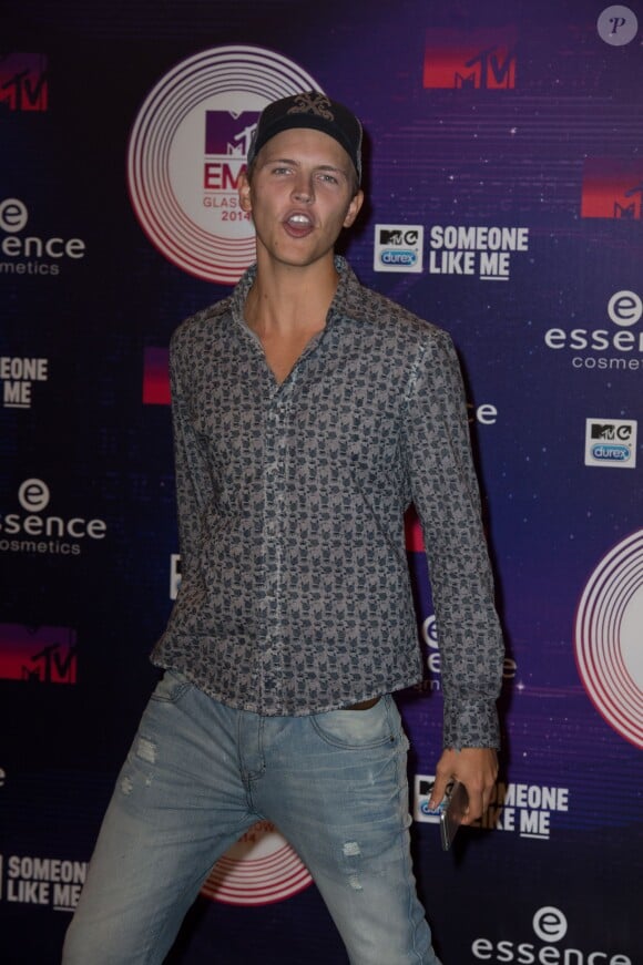 Blogger Jerome Jarre arrive aux MTV Europe Music Awards 2014 à "The Hydro" le 9 Novembre 2014 à Glasgow, Ecosse.