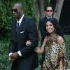 Kobe Bryant et son épouse Vanessa lors du mariagé de Khloé Kardashian et Lamar Odom à Beverly Hills, le 27 septembre 2009