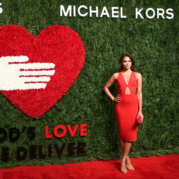Shanina Shaik lors de la soirée Love We Deliver 2015 Golden Heart Awards en l'honneur de Neil Patrick Harris & Michael Sennott à New York, le 15 octobre 2015