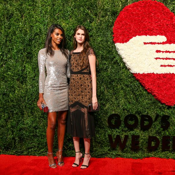 Vanessa Moody, Grace Mahary lors de la soirée Love We Deliver 2015 Golden Heart Awards en l'honneur de Neil Patrick Harris & Michael Sennott à New York, le 15 octobre 2015