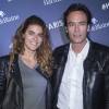 Exclusif - Anthony Delon et sa fille Alyson Le Borges - Inauguration de la boutique Harmont & Blaine à Paris, mardi 13 octobre 2015. La marque italienne Harmont & Blaine a inauguré sa première boutique française au 35 boulevard des Capucines..