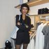 Exclusif - Sonia Rolland - Inauguration de la boutique Harmont & Blaine à Paris, mardi 13 octobre 2015. La marque italienne Harmont & Blaine a inauguré sa première boutique française au 35 boulevard des Capucines..