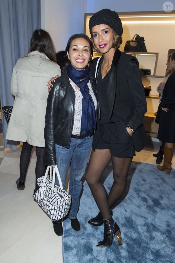 Exclusif - Sonia Rolland et Saïda Jawad - Inauguration de la boutique Harmont & Blaine à Paris, mardi 13 octobre 2015. La marque italienne Harmont & Blaine a inauguré sa première boutique française au 35 boulevard des Capucines.