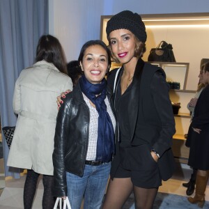 Exclusif - Sonia Rolland et Saïda Jawad - Inauguration de la boutique Harmont & Blaine à Paris, mardi 13 octobre 2015. La marque italienne Harmont & Blaine a inauguré sa première boutique française au 35 boulevard des Capucines.