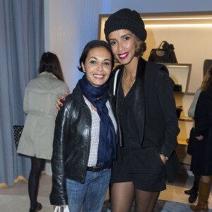 Exclusif - Sonia Rolland et Saïda Jawad - Inauguration de la boutique Harmont & Blaine à Paris, mardi 13 octobre 2015. La marque italienne Harmont & Blaine a inauguré sa première boutique française au 35 boulevard des Capucines.