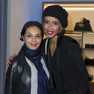 Exclusif - Sonia Rolland et Saïda Jawad - Inauguration de la boutique Harmont & Blaine à Paris, mardi 13 octobre 2015. La marque italienne Harmont & Blaine a inauguré sa première boutique française au 35 boulevard des Capucines.