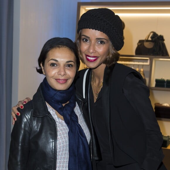 Exclusif - Sonia Rolland et Saïda Jawad - Inauguration de la boutique Harmont & Blaine à Paris, mardi 13 octobre 2015. La marque italienne Harmont & Blaine a inauguré sa première boutique française au 35 boulevard des Capucines.