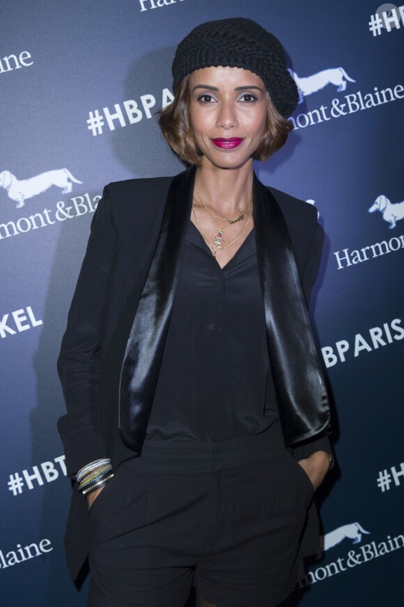 Exclusif - Sonia Rolland - Inauguration de la boutique Harmont & Blaine à Paris, mardi 13 octobre 2015. La marque italienne Harmont & Blaine a inauguré sa première boutique française au 35 boulevard des Capucines..