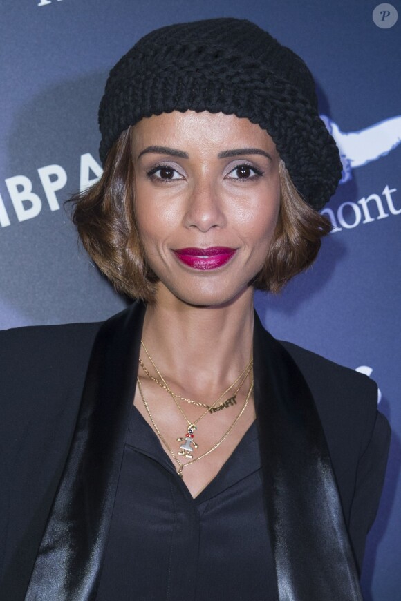 Exclusif - Sonia Rolland - Inauguration de la boutique Harmont & Blaine à Paris, mardi 13 octobre 2015. La marque italienne Harmont & Blaine a inauguré sa première boutique française au 35 boulevard des Capucines..