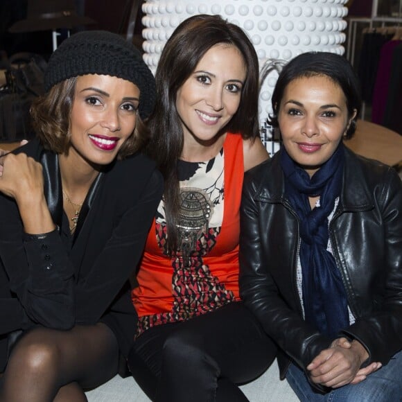 Exclusif - Sonia Rolland, Fabienne Carat et Saïda Jawad - Inauguration de la boutique Harmont & Blaine à Paris, mardi 13 octobre 2015. La marque italienne Harmont & Blaine a inauguré sa première boutique française au 35 boulevard des Capucines.