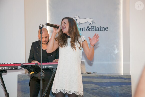 Exclusif - Inauguration de la boutique Harmont & Blaine à Paris, mardi 13 octobre 2015. La marque italienne Harmont & Blaine a inauguré sa première boutique française au 35 boulevard des Capucines.