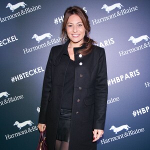 Exclusif - Shirley Bousquet - Inauguration de la boutique Harmont & Blaine à Paris, mardi 13 octobre 2015. La marque italienne Harmont & Blaine a inauguré sa première boutique française au 35 boulevard des Capucines.