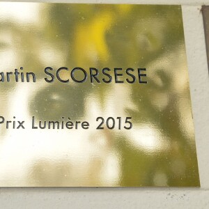 Martin Scorsese sur le tournage de La Sortie de l'Usine Lumière à Lyon, le 17 octobre 2015.