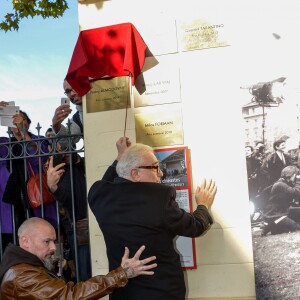 Martin Scorsese sur le tournage de La Sortie de l'Usine Lumière à Lyon, le 17 octobre 2015.