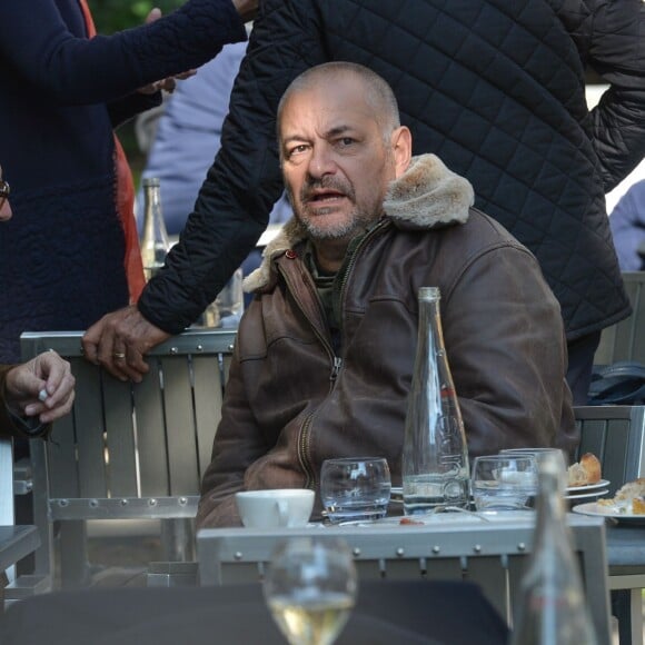 Jean-Pierre Jeunet sur le tournage de La Sortie de l'Usine Lumière à Lyon, le 17 octobre 2015.