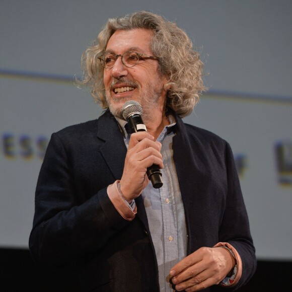 Alain Chabat présente La Nuit de la Peur à la La Halle Tony-Garnier dans le cadre du 7e Festival Lumière à Lyon, le 17 octobre 2015.