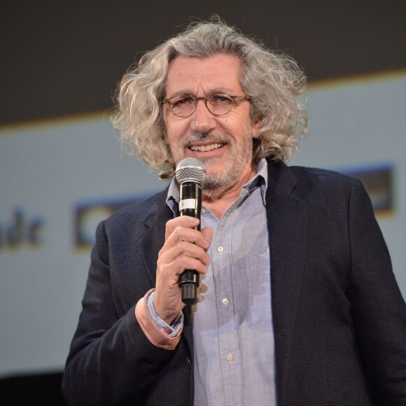 Alain Chabat présente La Nuit de la Peur à la La Halle Tony-Garnier dans le cadre du 7e Festival Lumière à Lyon, le 17 octobre 2015.