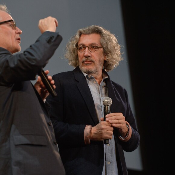 Alain Chabat présente La Nuit de la Peur à la La Halle Tony-Garnier dans le cadre du 7e Festival Lumière à Lyon, le 17 octobre 2015.