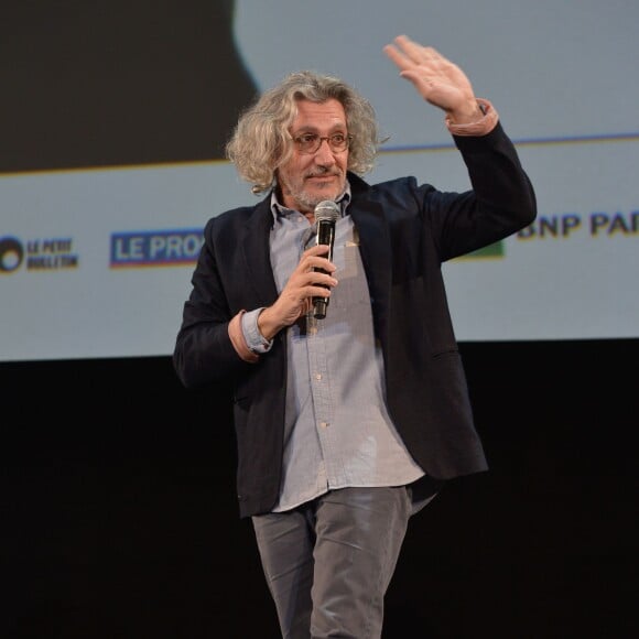 Alain Chabat présente La Nuit de la Peur à la La Halle Tony-Garnier dans le cadre du 7e Festival Lumière à Lyon, le 17 octobre 2015.