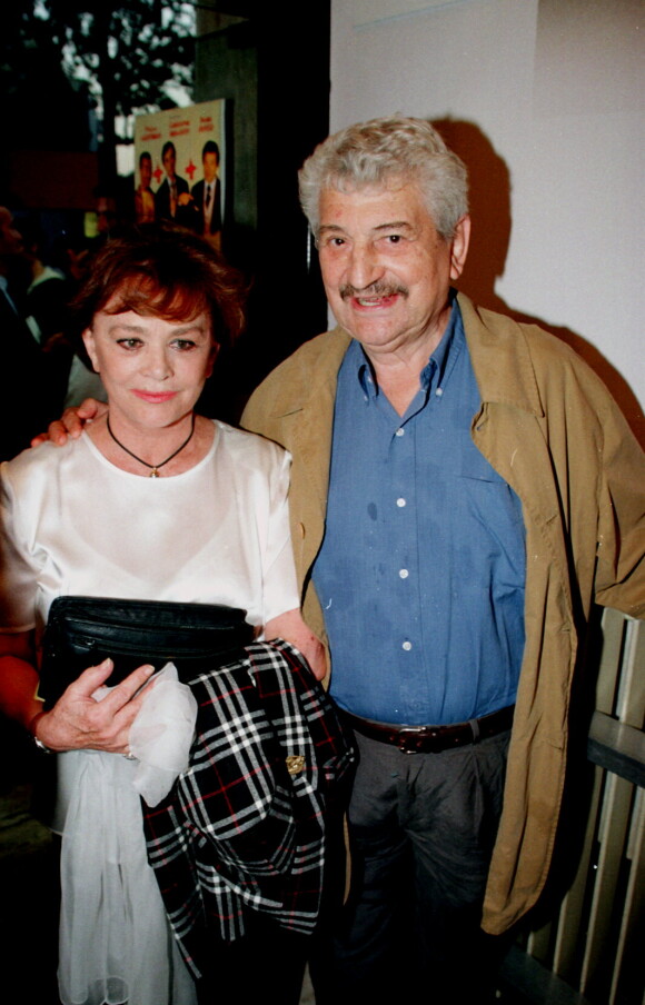 Yves Robert et Danièle Delorme à Paris en septembre 1997.