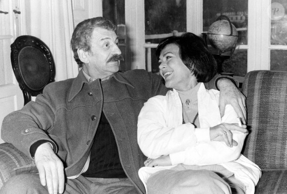 Yves Robert et Danièle Delorme en 1980.