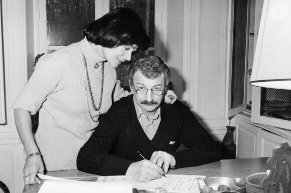 Yves Robert et Danièle Delorme en 1980.
