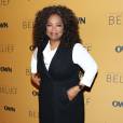 Oprah Winfrey à la présentation de l'émission "Belief" à New York, le 14 octobre 2015.